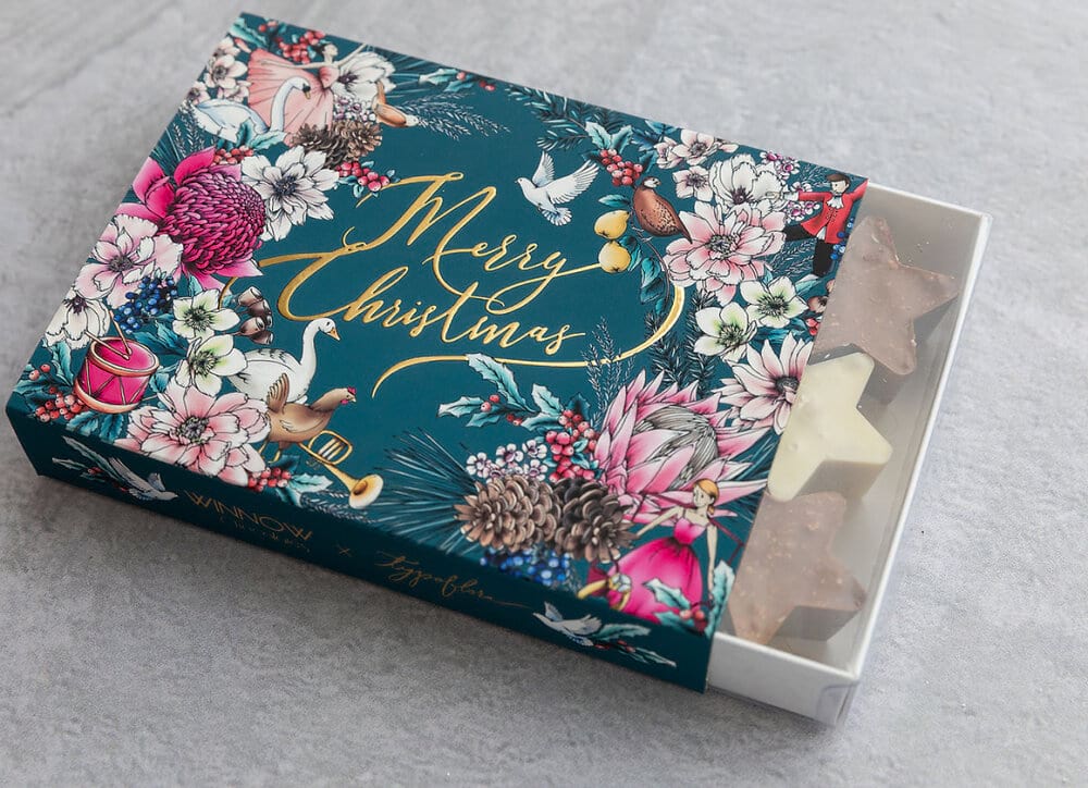 Merry Christmas Box - Raspberry & Coconut